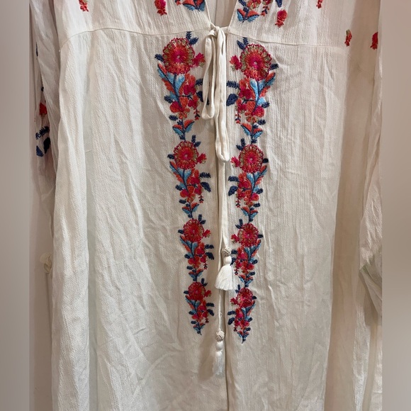 Raga NWOT Embroidered Duster Size Small - Picture 4 of 7